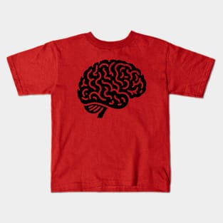 Brain Silhouette Kids T-Shirt